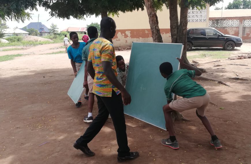 USED SCHOOLBOARDS FOR ST. MARYS PRIMARY SCHOOL TECHIMAN